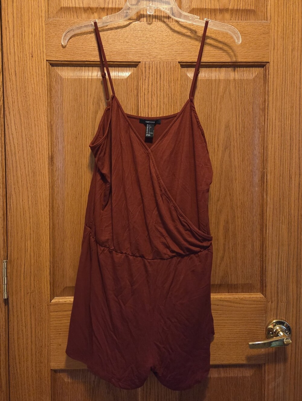Forever 21 Maroon Romper